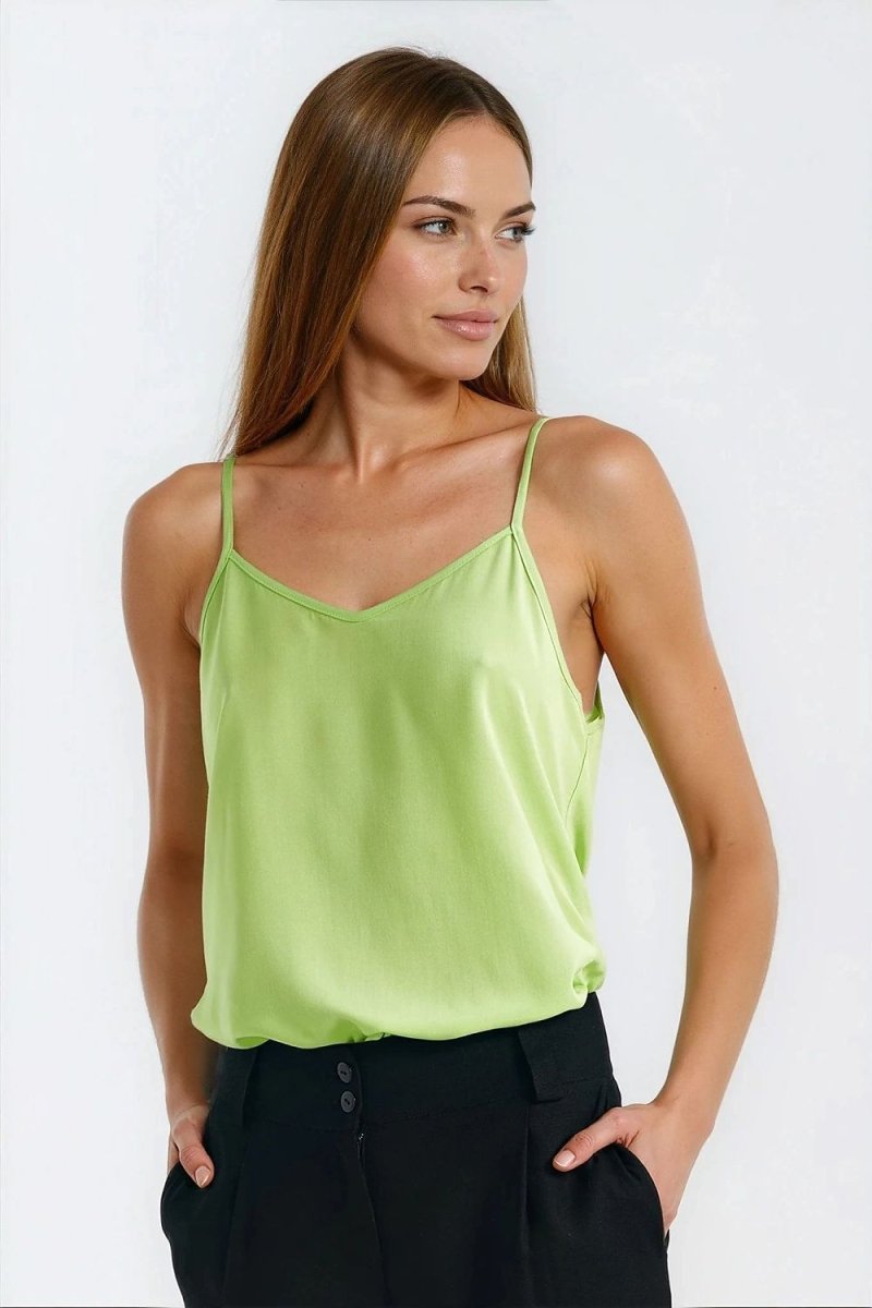 Women's Viscose T-Shirt with Trim - 