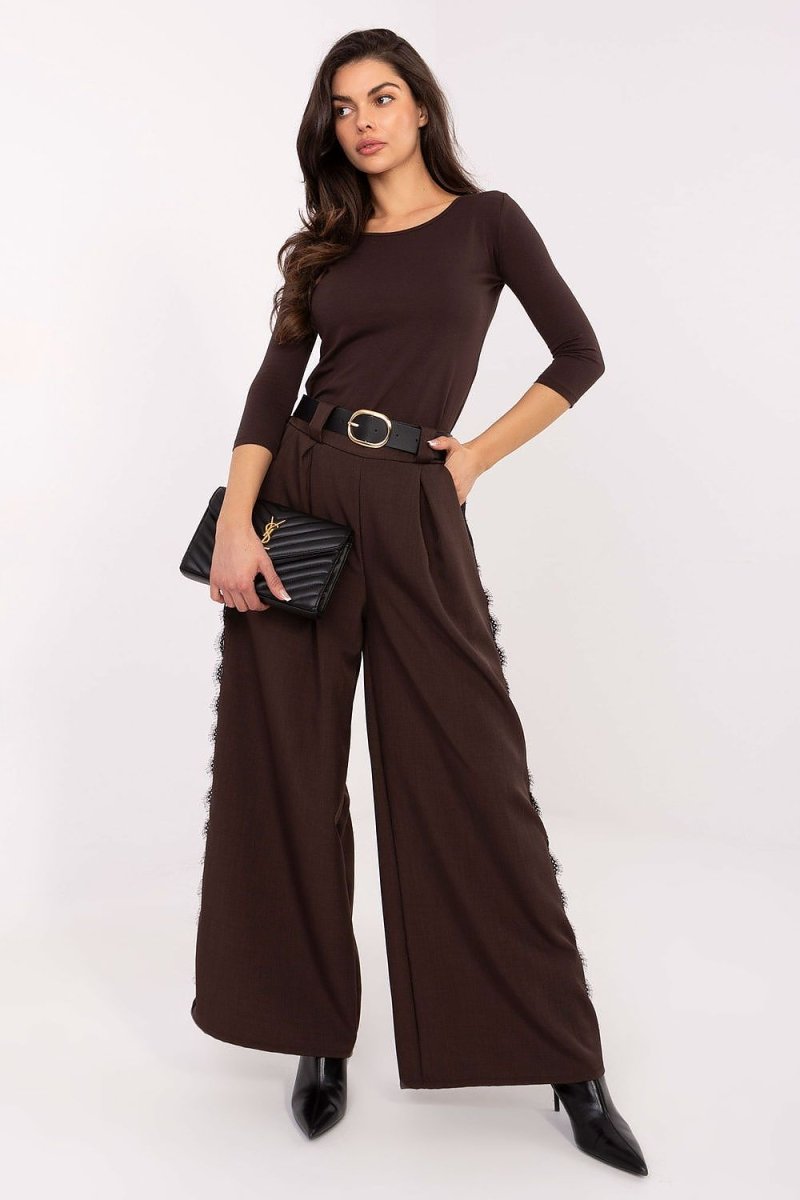 Women's Wide Leg Trousers - 