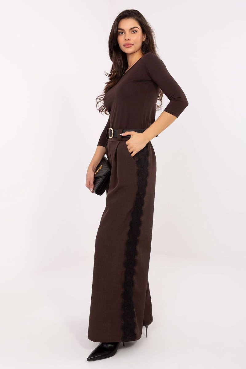 Women's Wide Leg Trousers - 