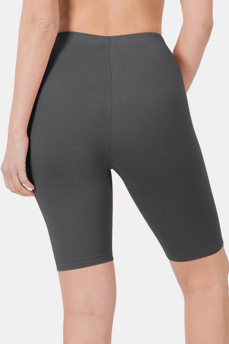 Zenana High Waist Bermuda Shorts - Bottoms