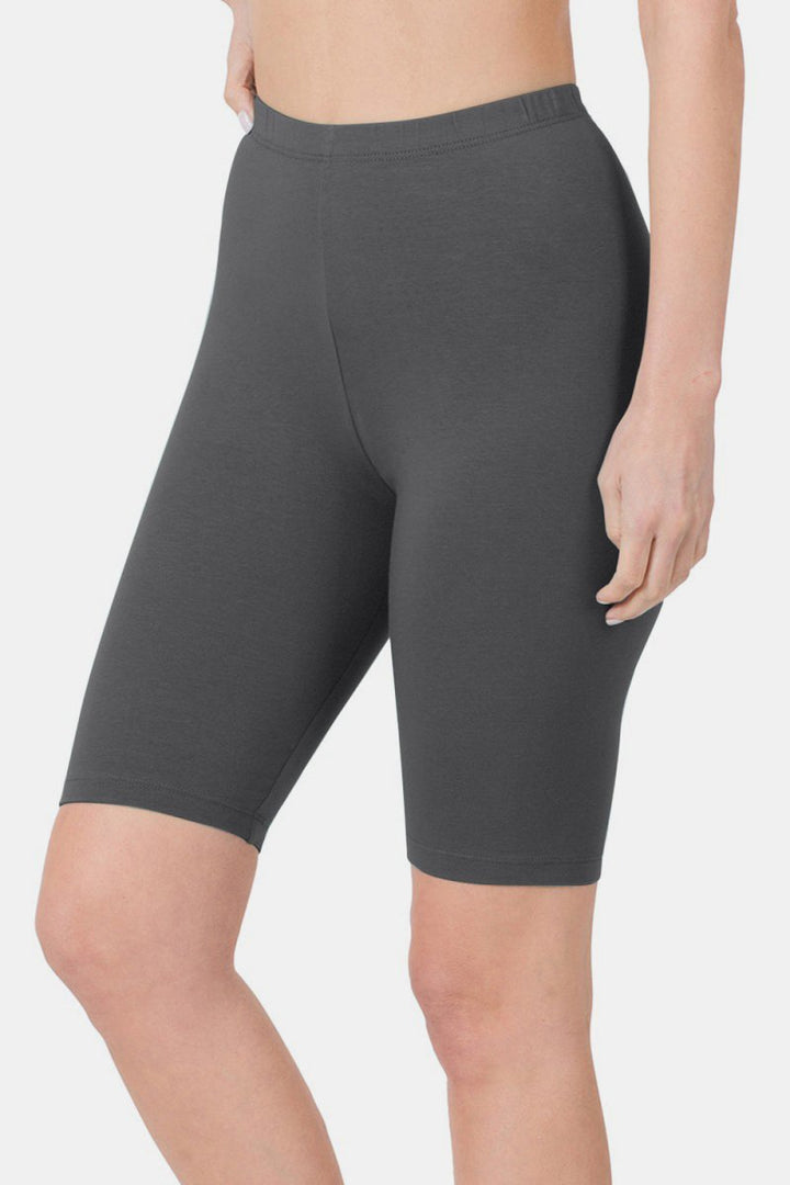 Zenana High Waist Bermuda Shorts - Bottoms