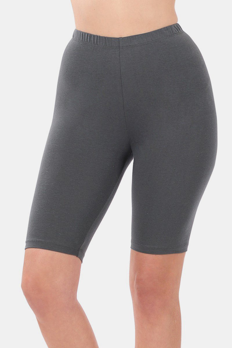 Zenana High Waist Bermuda Shorts - Bottoms