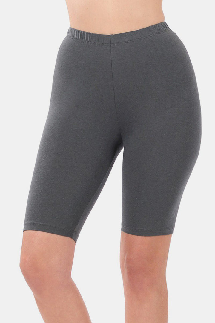 Zenana High Waist Bermuda Shorts - Bottoms