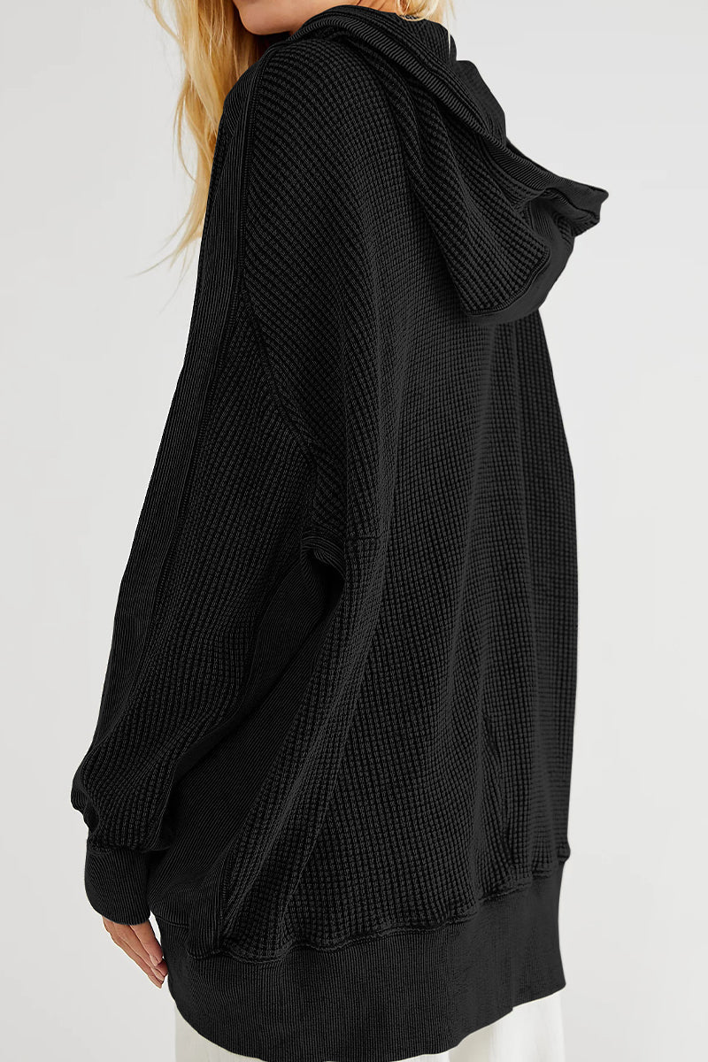 Zip - Up Long Sleeve Jacket - Outerwear